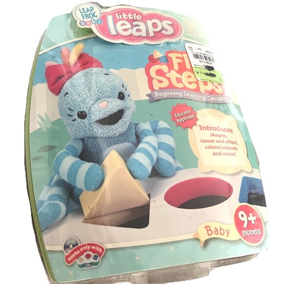 Vintage LeapFrog Baby Little Leaps Disks for Leapfrog Learning Pad Lot Of 3 NIB - Picture 4 of 7